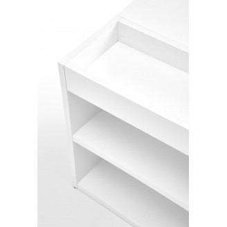 Stolik z półkami Murcia 100x55cm biały Halmar