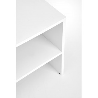Stolik z półkami Murcia 100x55cm biały Halmar