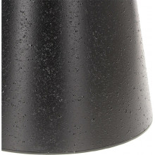 Stół okrągły fornirowany na jednej nodze Soleilo 60cm H62,5cm czarny Intesi