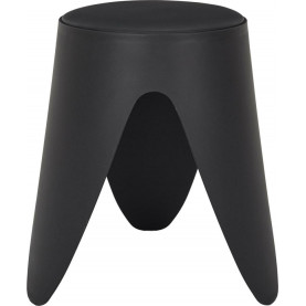 Stołek z tworzywa Eve 46cm czarny Intesi