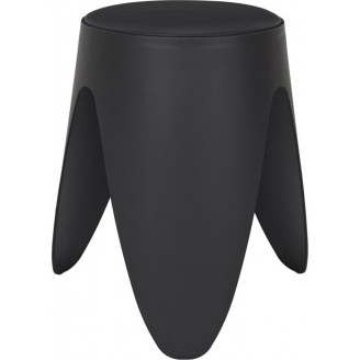 Stołek z tworzywa Eve 46cm czarny Intesi