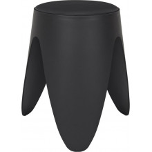 Stołek z tworzywa Eve 46cm czarny Intesi
