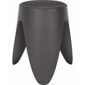 Stołek z tworzywa Eve 46cm szary Intesi 2