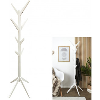 Wieszak stojący drzewko na ubrania Tree 177,5cm biały Intesi