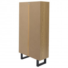 Szafka na buty stojąca Calypso 120x35cm dąb / czarny Intesi