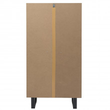 Szafka na buty stojąca Calypso 120x35cm dąb / czarny Intesi