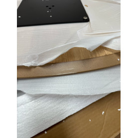 [OUTLET] Stół z jedną nogą Mizo 60x60cm dębowo-czarny Intesi 2