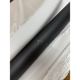 [OUTLET] Stół z jedną nogą Mizo 60x60cm dębowo-czarny Intesi