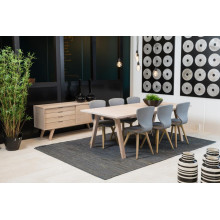 Stół fornirowany rozkładany A-line 210-310x100cm dąb bielony Actona