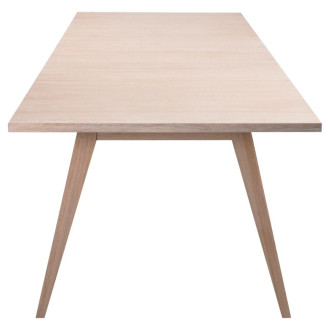 Stół fornirowany rozkładany A-line 210-310x100cm dąb bielony Actona