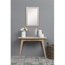 Biurko fornirowane skandynawskie Woodstock 105cm dąb bielony Actona