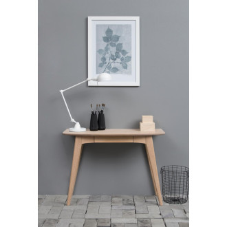 Biurko fornirowane skandynawskie Woodstock 105cm dąb bielony Actona