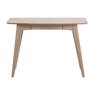 Biurko fornirowane skandynawskie Woodstock 105cm dąb bielony Actona