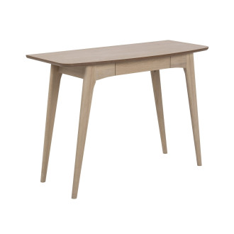 Biurko fornirowane skandynawskie Woodstock 105cm dąb bielony Actona