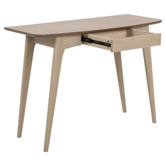Biurko fornirowane skandynawskie Woodstock 105cm dąb bielony Actona