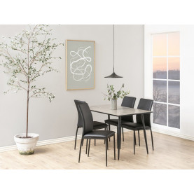 Stół prostokątny loft Wilma 120x80cm dąb Actona 2