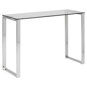 Konsola szklana Katrine 110x40cm szkło przeźroczyste / chrom Actona 2