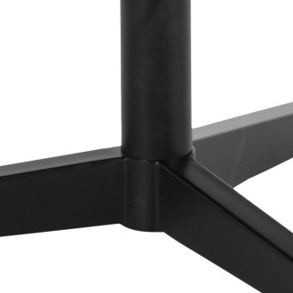 Stolik ceramiczny z nieregularnym blatem na jednej nodze Barnsley 100cm czarny Actona