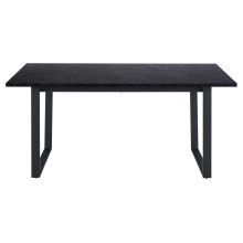 Stół nowoczesny prostokątny Amble 160x90cm czarna imitacja marmuru Actona