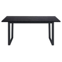 Stół nowoczesny prostokątny Amble 160x90cm czarna imitacja marmuru Actona