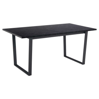 Stół nowoczesny prostokątny Amble 160x90cm czarna imitacja marmuru Actona