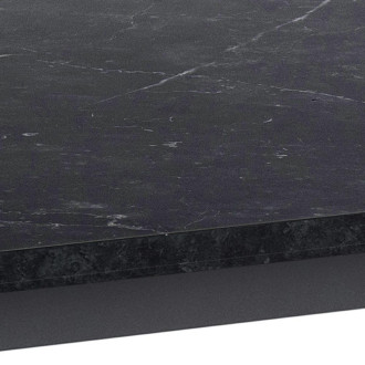 Stół nowoczesny prostokątny Amble 160x90cm czarna imitacja marmuru Actona