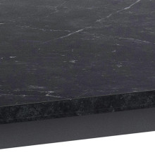 Stół nowoczesny prostokątny Amble 160x90cm czarna imitacja marmuru Actona