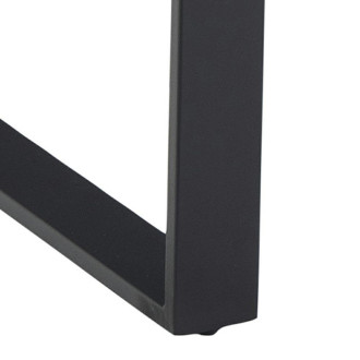 Stół nowoczesny prostokątny Amble 160x90cm czarna imitacja marmuru Actona