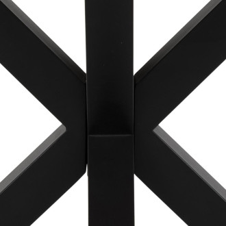 Stół szklany okrągły Heaven 120cm dąb / czarny Actona
