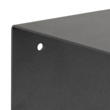 Półka metalowa / nocna Joliet 35cm czarna Actona