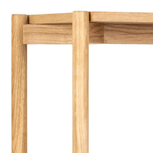 Regał drewniany dębowy 5 półek Braidwood 86x160cm Actona