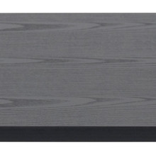 Stolik kawowy prostokątny z półką w stylu loft Angus 115x60cm czarny Actona