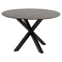 Stół ceramiczny okrągły Heaven 120cm brązowy / czarny Actona