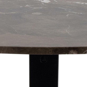 Stół ceramiczny okrągły Heaven 120cm brązowy / czarny Actona