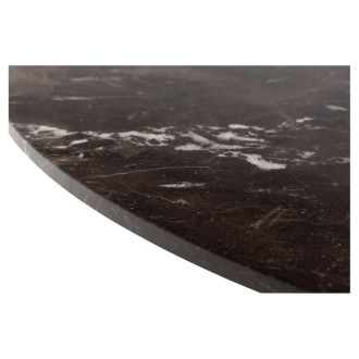 Stół ceramiczny okrągły Heaven 120cm brązowy / czarny Actona