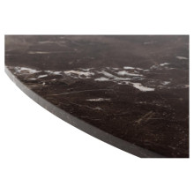 Stół ceramiczny okrągły Heaven 120cm brązowy / czarny Actona