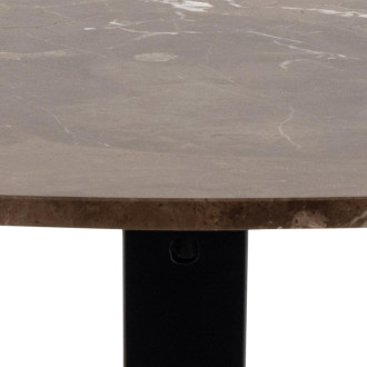 Stół ceramiczny okrągły Heaven 120cm brązowy / czarny Actona