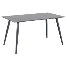 Stół prostokątny z ceramicznym blatem Wicklow 140x80cm czarny Grantham Actona