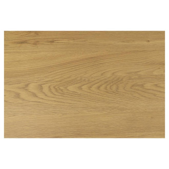 Biurko z szufladą i półką Seaford 140cm dąb / czarny Actona
