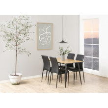 Stół prostokątny loft Wilma 120x80cm dąb dziki Actona