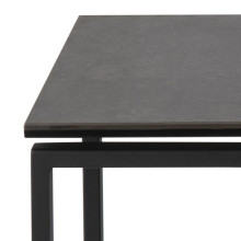 Zestaw stolików ceramicznych Katrine czarny / czarny Actona