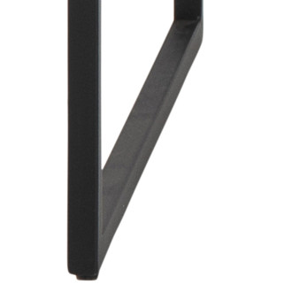 Biurko z szufladą i półką Seaford 110cm dąb / czarny Actona