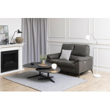 Sofa 2-osobowa rozkładana z regulacją i usb Rana 160cm szara Actona