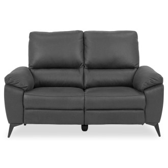 Sofa 2-osobowa rozkładana z regulacją i usb Rana 160cm szara Actona