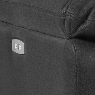 Sofa 3-osobowa rozkładana z regulacją i usb Rana 215cm szara Actona