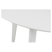 Stół okrągły lakierowany Roxby 105cm biały Actona