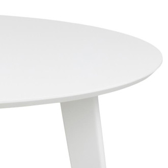 Stół okrągły lakierowany Roxby 105cm biały Actona