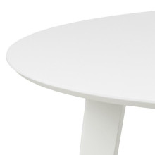 Stół okrągły lakierowany Roxby 105cm biały Actona
