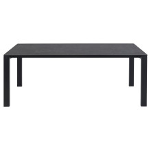 Stół prostokątny z ceramicznym blatem Brentford 200x90cm czarny Actona