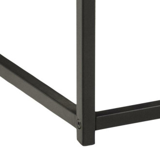 Stolik kawowy z półką loft Gila 120x60cm dąb dziki / czarny Actona